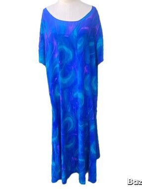 Simply Silk 2x Caftan Dress